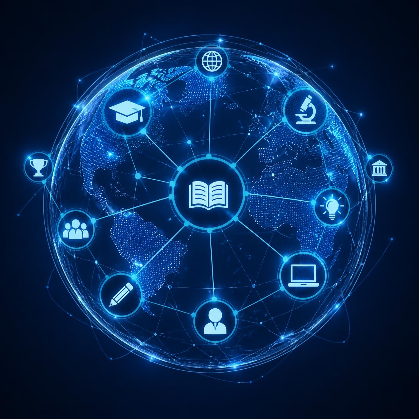 A global education network of interconnected learners